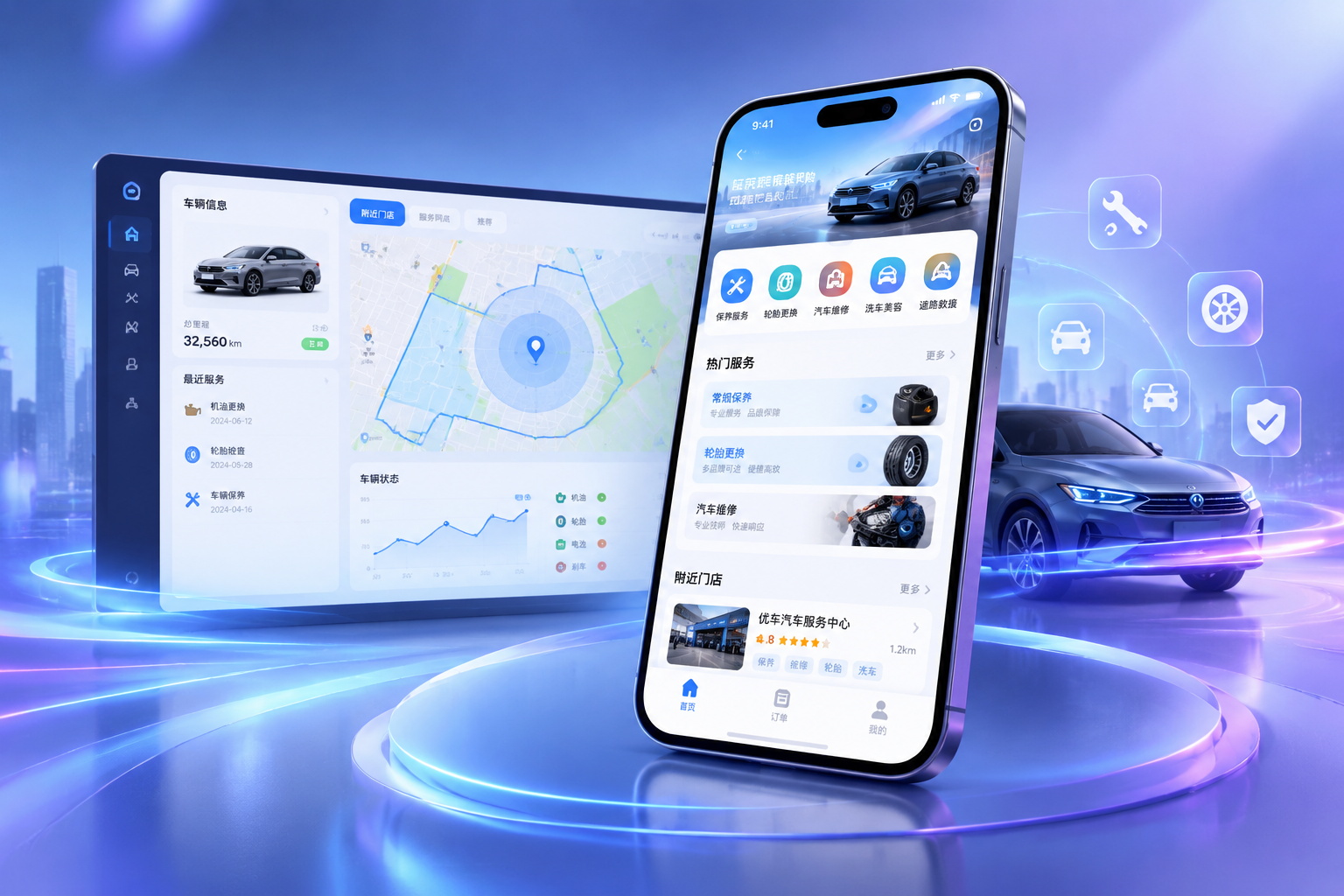 汽车后市场服务 App